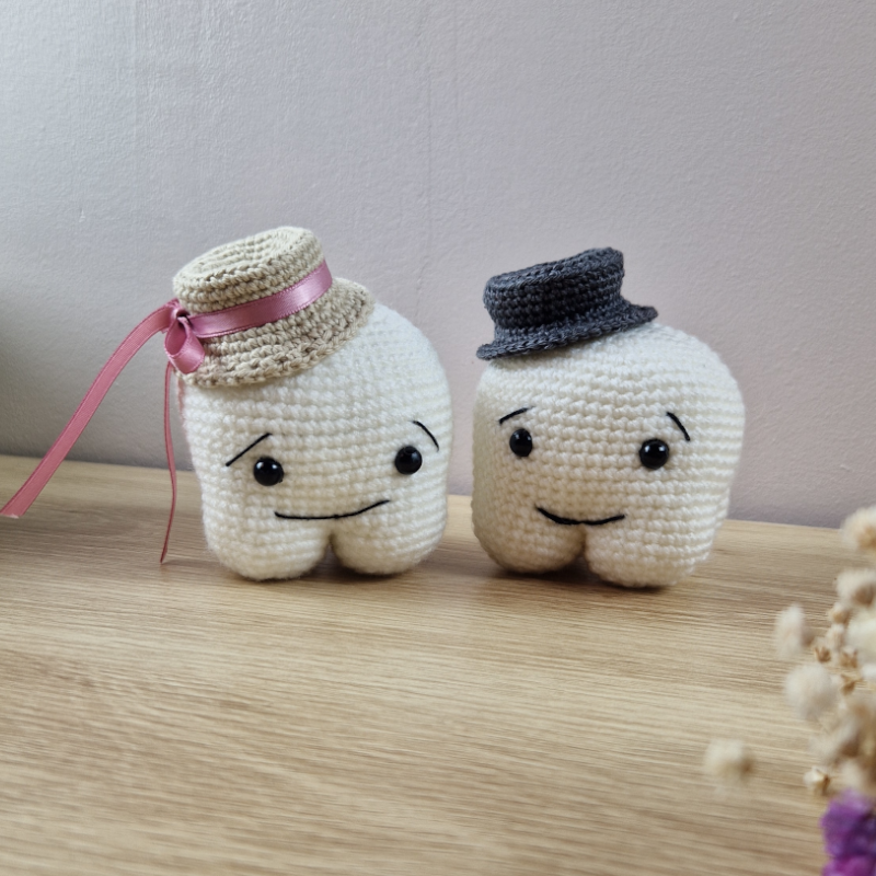 Dent de lait au crochet - Quenot chapeau – Image 2