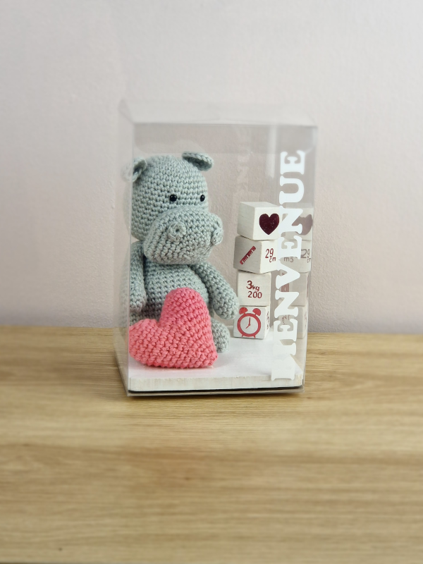 Figurine Baby au crochet personnalisée hyppo – Image 2