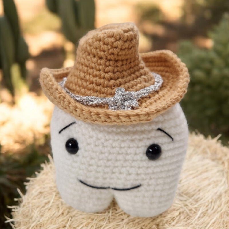 Dent de lait au crochet - Quenot Cowboy